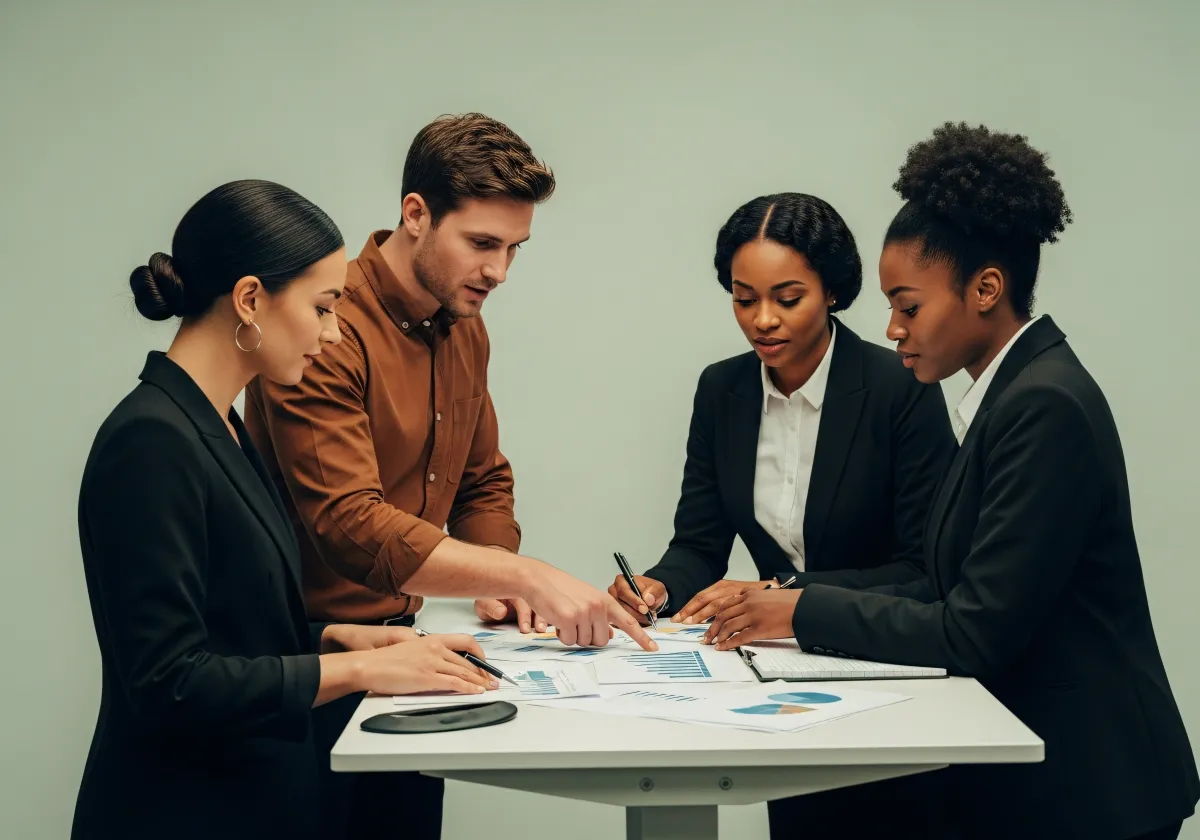 Reunião estratégica focada em liquidez