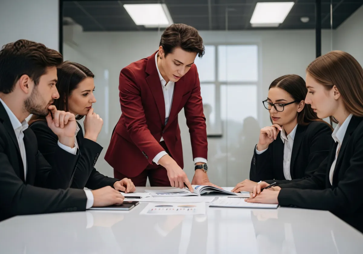 Equipe reunida para análise regional